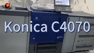 konica Refurbished Konica C4070 Testing [upl. by Asehr]