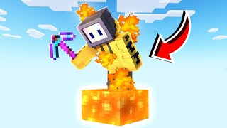 MINECRAFT BUT ITS LAVA BLOCK  MINECRAFT [upl. by Col]