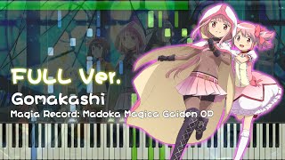 FULL Gomakashi  Magia Record Madoka Magica Gaiden OP Piano [upl. by Mun322]