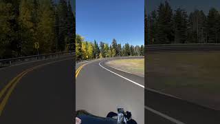 windingroads going down sandiacrest in newmexico motorcycletravel harleydavidson travel [upl. by Chemaram]