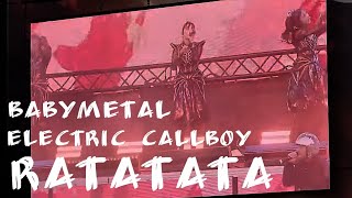 Babymetal x Electric Callboy RATATATA Rock Im Park 762024 new outfits Big screen [upl. by Cooperstein423]