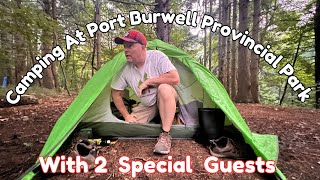 Camping At Port Burwell Provincial Park With 2 special Guests 🏕️ [upl. by Eade]