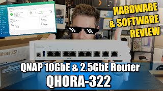 QNAP QHora322 10Gb Router Review [upl. by Aynatan]