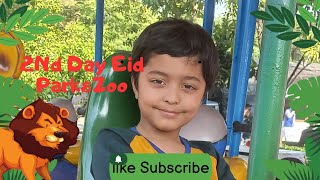 Celebrate 2nd Day Eid 👬 Park Zoo Cricket Enjoy [upl. by Resarf75]