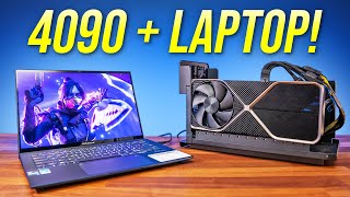 RTX 4090 Gaming Laptop 🤯 eGPU Comparison with Desktop [upl. by Terzas]