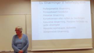 quotEtikk for farmasøyterquot av Inger Wabø [upl. by Ellehcram]