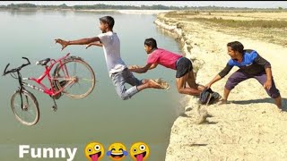 NONSTOP FUNNY COMEDY VIDEO2020 Try not to Laugh Challengeby Bindass club [upl. by Aleras]