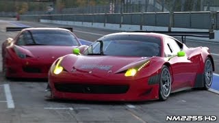 INSANE Ferrari 458 GT3 Sound on Track [upl. by Avram]