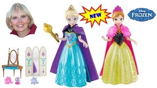 ♥♥ Anna and Elsa Frozen Magiclip Doll Giftsets [upl. by Ytineres]