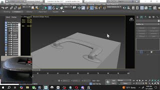 3ds Max 3d modeling  Portable Speaker  Part 5  Handle Modeling [upl. by Hepsoj256]