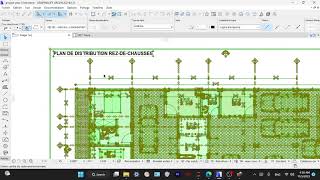 importer un fichier pdf dans archicad et le remettre a lechelle de travail [upl. by Ecirbaf]