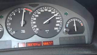 HD Acceleration BMW 850 i A E31 100257 kmh 4 speed 300HP slightly uphill 850i beschleunigung [upl. by Bonis]