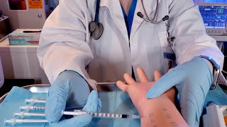 ASMR Hospital Allergy Testing  Skin amp Eye Exam  Scratch amp Intradermal Tests [upl. by Andrea]