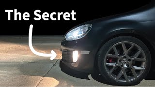 How to Turn on VW Fog Lights  Volkswagen GolfPoloJettaPassatTiguanGTIGLI [upl. by Coco232]