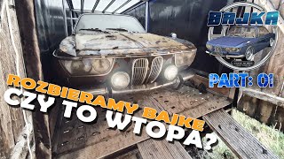 BMW 2000CA  BAJKA  rozbieramy do gołej karoserii BMW E120 by Envis Works  Part 1 [upl. by Anialem]