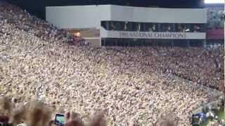 FSU Seminoles College Football BCS National ChampionsTomahawk Chop at DOAK [upl. by Iviv]