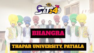 SATURNALIA 2024 BHANGRA  THAPAR UNIVERSITY PATIALA  LIVE FOLK BHANGRA [upl. by Abbotson]