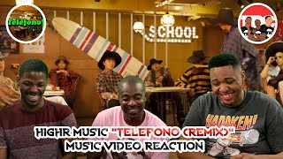 H1GHR MUSIC quotTelefono Remixquot Lyric Video Reaction [upl. by Reppart]