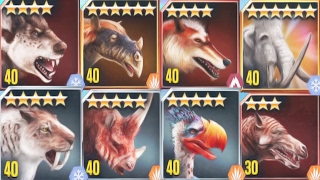 All New Glacier Creatures w All Signature ATTACKS  Jurassic World The Game [upl. by Sirraf293]