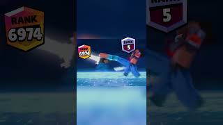 Minecraft herobrine vs steve god 💀 rank up Brawl star minecraft brawlstars brawlstarsgame global [upl. by Zetrauq674]