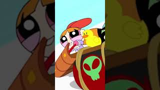 SLEDGING COMPETITION  Powerpuff Girls MERRY CHRISTMAS  SHORTS  Cartoon Network [upl. by Ellehcyt]