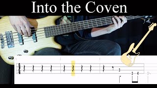 Into the Coven Mercyful Fate  BASS ONLY Bass Cover With Tabs [upl. by Ekram]