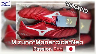 Unboxing  Mizuno Monarcida Neo  Made In Japan Passion Red [upl. by Kaczer]