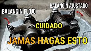 ESTO PASA SI TU MOTO TIENE LOS BALANCINES MUY FLOJOS O MUY AJUSTADOS [upl. by Ttennaj]