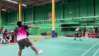 Badminton  Gian vs Dad  11022024 [upl. by Hogle855]