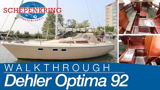 Dehler Optima 92 for sale  Yacht Walkthrough   Schepenkring Lelystad  4K [upl. by Yendahc]