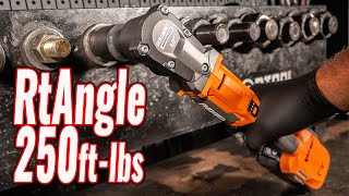 RIDGID 18V Right Angle Impact Wrench Review R8721 amp R8720 [upl. by Yirinec547]