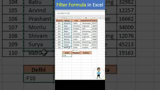 Advanced Filter Formula in Excel excel exceltips exceltutorial msexcel msexcelfullcourse [upl. by Anauqahs]