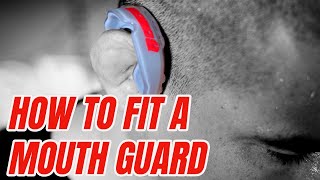 How To Mold A Mouth Guard [upl. by Kinemod757]