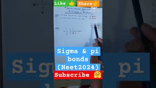 How to calculate Sigma amp pi bonds in given Molecule class11 suggestedvideo viralshortfeeds [upl. by Dotson865]