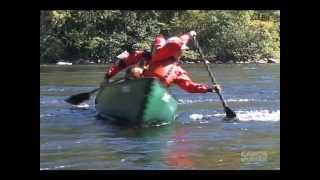 Tandem canoe eddy turns [upl. by Adorne360]