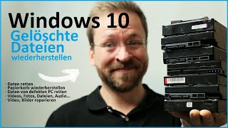 Tutorial Windows 10 Gelöschte Daten wiederherstellen amp reparieren Moschussde [upl. by Acinoev]