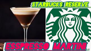 ESPRESSO MARTINI  Syphon coffee maker  STARBUCKS RESERVE ROASTERY CHICAGO USAvlog [upl. by Saimon]