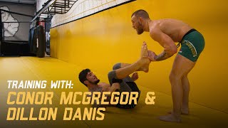 Conor Mcgregor amp Dillon Danis training ahead of UFC 205 [upl. by Ettedanreb146]