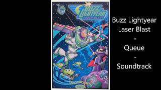 Buzz Lightyear Laser Blast  Queue  Disneyland Paris  Soundtrack [upl. by Goode130]