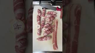 PIGS IN BLANKET Chipolata And Bacon  Jikoni Magic  youtubemadeforyou [upl. by Shaine]