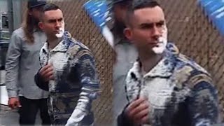 Adam Levine Gets FlourBombed At Kimmel [upl. by Otrebron]