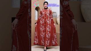 GAMIS BATIK INDONESIA BY SOBHA GAMIS MODEL TERBARU 2024 fasion fasiondesign muslimfashion gamis [upl. by Nnaacissej]