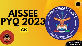 AISSEE PREVIOUS YR QUES 2023 CLASS 6 [upl. by Neneek306]