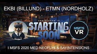 MSFS 2020 VR 2  EKBI til ETMN  Fragt af lidt mekaniske dele til Tyskland i Neofly4 [upl. by Laemaj]