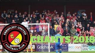 EBBSFLEET UNITED CHANTS 2018 [upl. by Zenitram376]