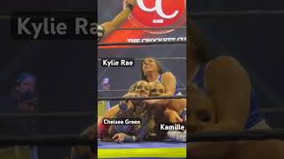 Kylie Rae Double Submission vs Kamille amp Chelsea Green  NWA Crockett Cup 2022  Watch NWA Powerrr [upl. by Luigino]