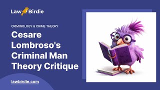 Cesare Lombrosos Criminal Man Theory Critique  Essay Example [upl. by Kee]