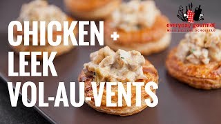 Chicken and Leek Vol au vents  Everyday Gourmet S8 E38 [upl. by Chandra994]