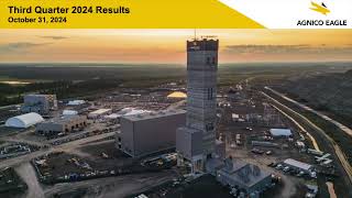 Agnico Eagle Mines AEM Q3 2024 Earnings Presentation [upl. by Dorthy]