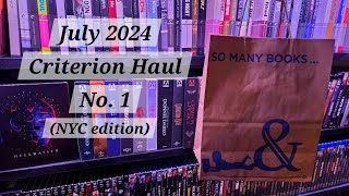 July 2024 Criterion Sale Haul No 1 [upl. by Ramunni]